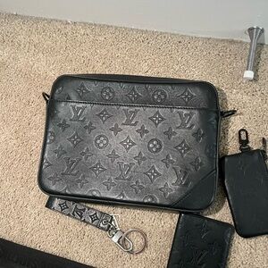 Louis Vuitton Black Monogram Men's Bag